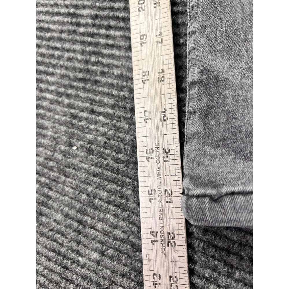 True Religion Jeans Youth 7 Geno Relaxed Slim Gray Wash Black Stitch - Picture 5 of 12